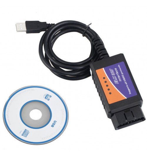 USB Interface OBDII OBD2 Diagnostic Auto Car Scanner Scan Tool Cable V1.5