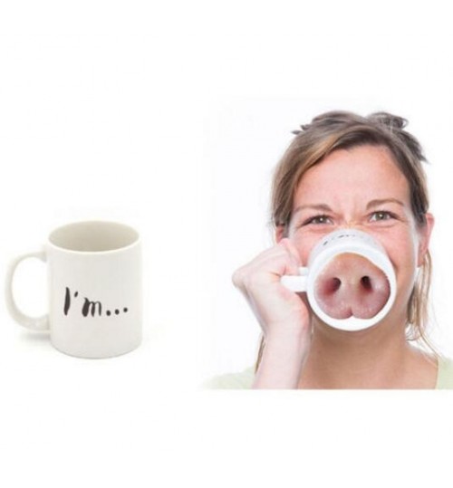 Coffee Mug Fun Pig Nose