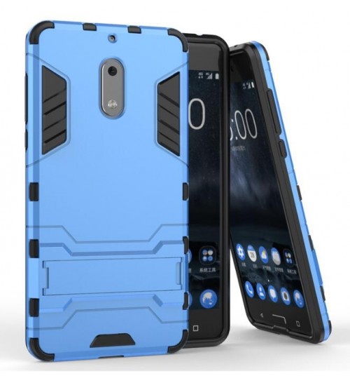 Nokia 6 case Dual Defender Hybrid Kickstand Case