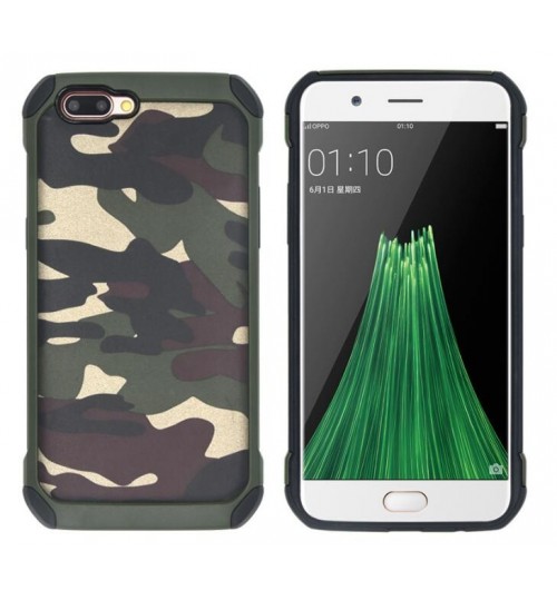 Oppo R11 impact proof heavy duty camouflage case