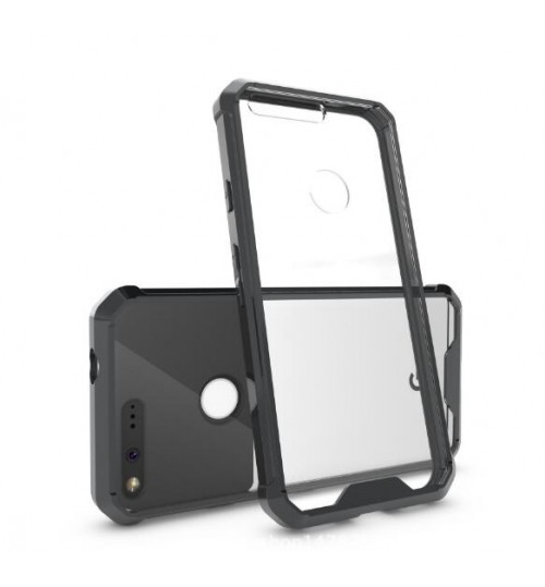 Google Pixel 2 case bumper  clear gel back cover