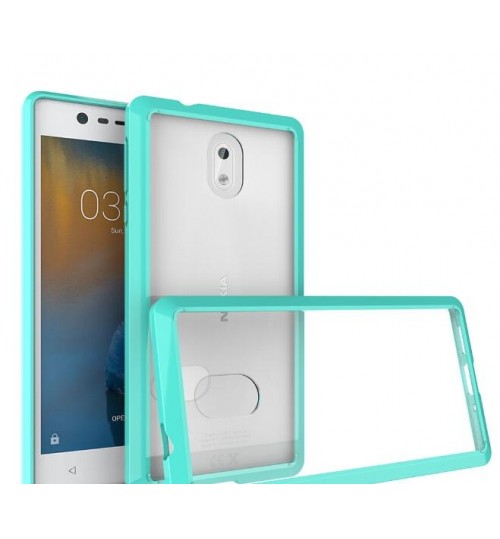 NOKIA 3 case bumper  clear gel back cover