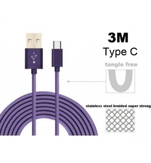 Type C Cable USB C Cable data charging cable 3M