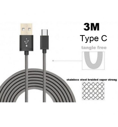 Type C Cable USB C Cable data charging cable 3M