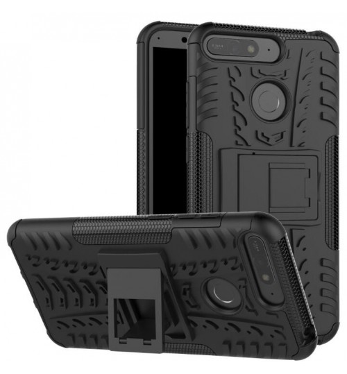 Huawei Y6 2018 Case Heavy Duty Hybrid Kickstand+Combo