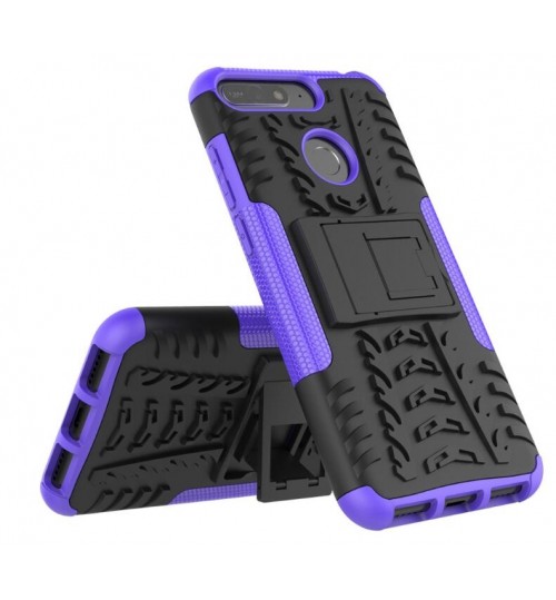 Huawei Y6 2018 Case Heavy Duty Hybrid Kickstand+Combo