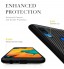 Samsung Galaxy A20 case impact proof rugged case with carbon fiber