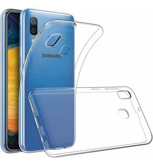 Samsung Galaxy A20 case clear gel Ultra Thin