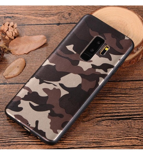 Galaxy S9 PLUS Case Camouflage Soft Gel TPU Case