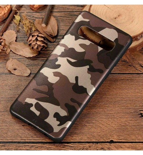 Galaxy S10 Case Camouflage Soft Gel TPU Case