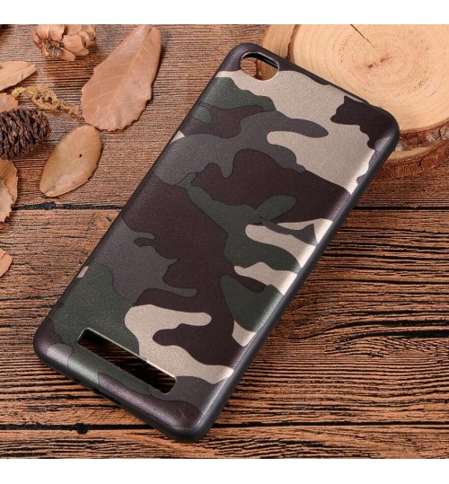 Xiaomi Redmi 4A Case Camouflage Soft Gel TPU Case