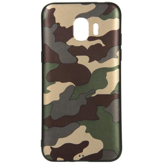 Galaxy J4 Case Camouflage Soft Gel TPU Case