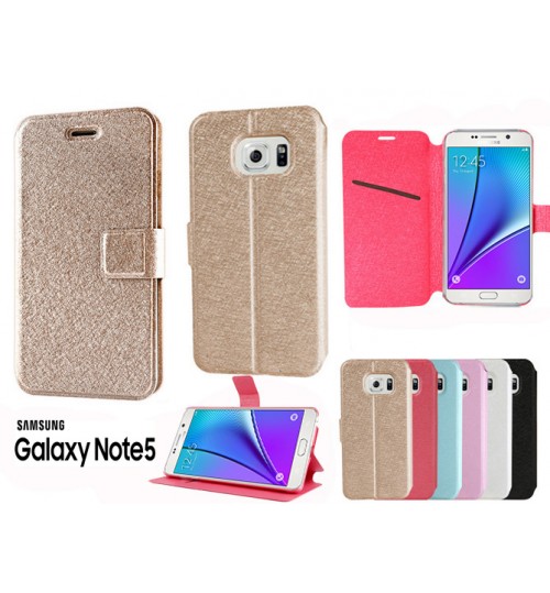 Galaxy Note 5 case luxury slim flip case+combo