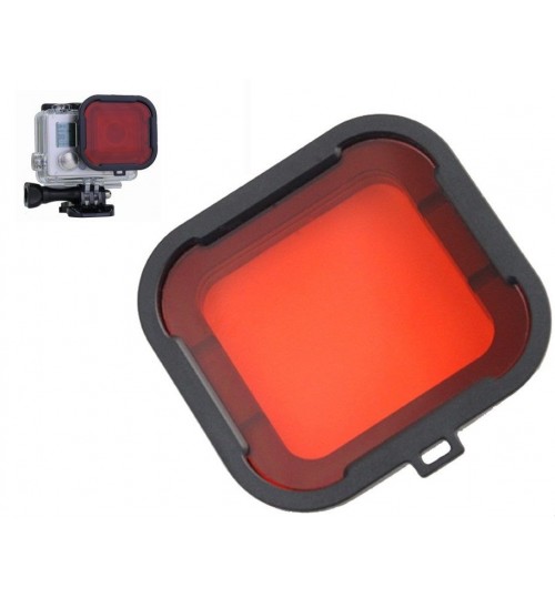 Red Filter for Standard Housing compatible with GoPro HERO 4/3+