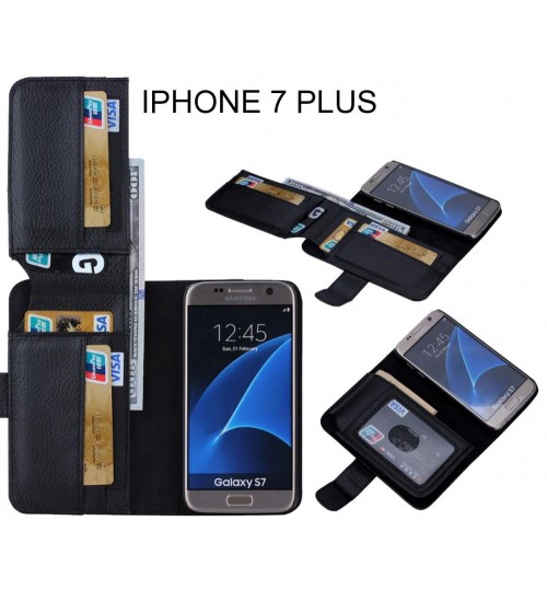IPHONE 7 PLUS case wallet case full cash pocket case