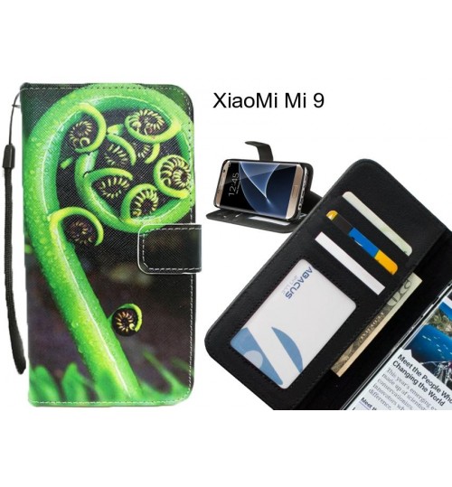 XiaoMi Mi 9 case 3 card leather wallet case printed ID
