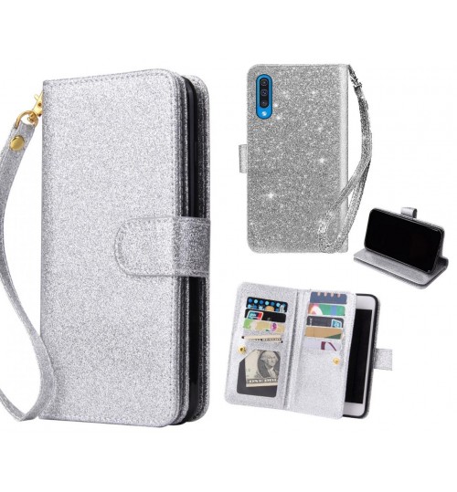 Galaxy A50 Case Glaring Multifunction Wallet Leather Case