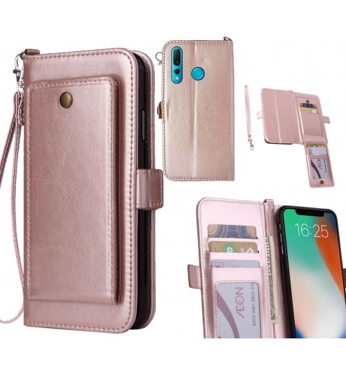 Huawei nova 4  Case Retro Leather Wallet Case