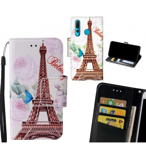 Huawei nova 4 Case wallet fine leather case printed