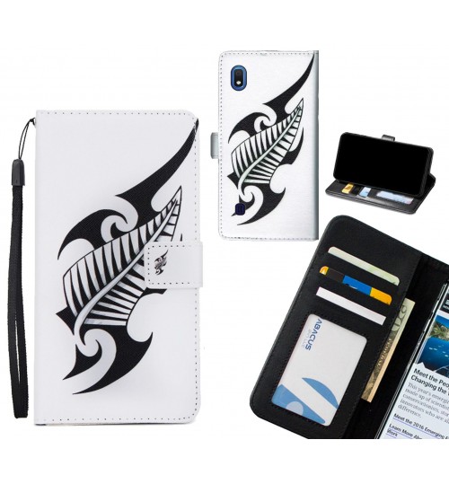 Samsung Galaxy A10 case 3 card leather wallet case printed ID