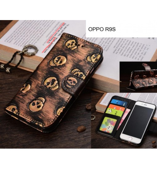 OPPO R9S case Leather Wallet Case Cover