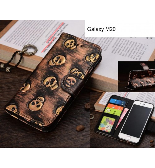 Galaxy M20 case Leather Wallet Case Cover