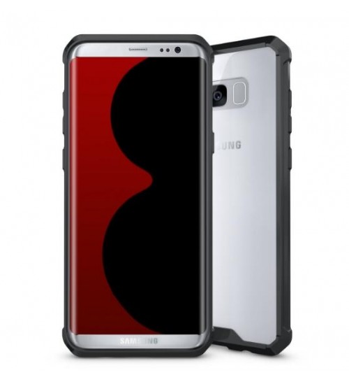 Galaxy S8 case bumper  clear gel back cover