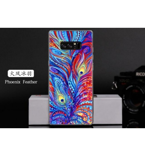 Galaxy Note 8  case Ultra Slim Soft Gel TPU printed case soft cover