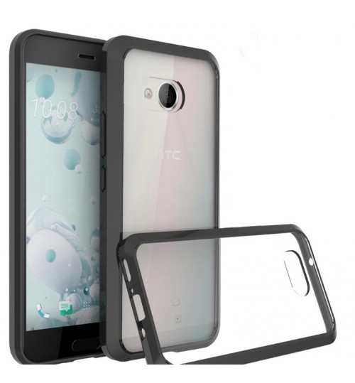HTC U11 case bumper  clear gel back cover