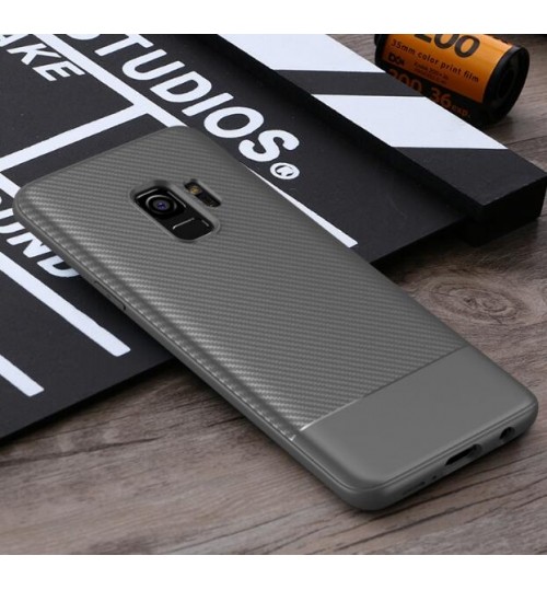 Galaxy S9 PLUS case impact proof rugged case with carbon fiber