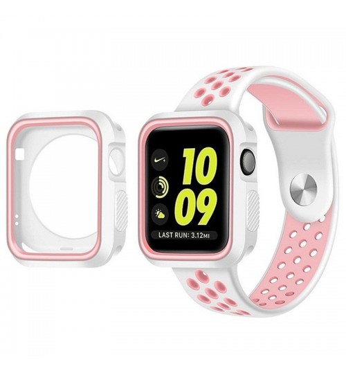 Apple watch iwatch Case Cover gen 38mm Protective Gel Silikon Bumper S3/2/1