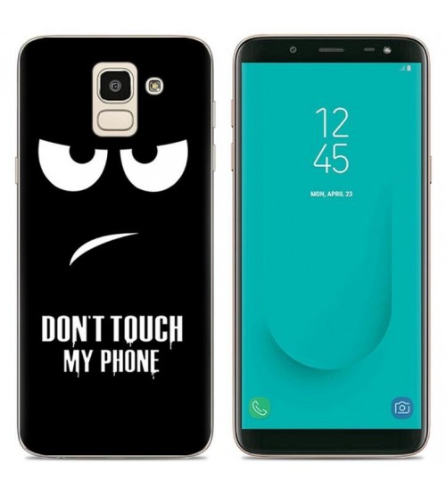 Galaxy J6 Case Printed Soft Gel TPU Case