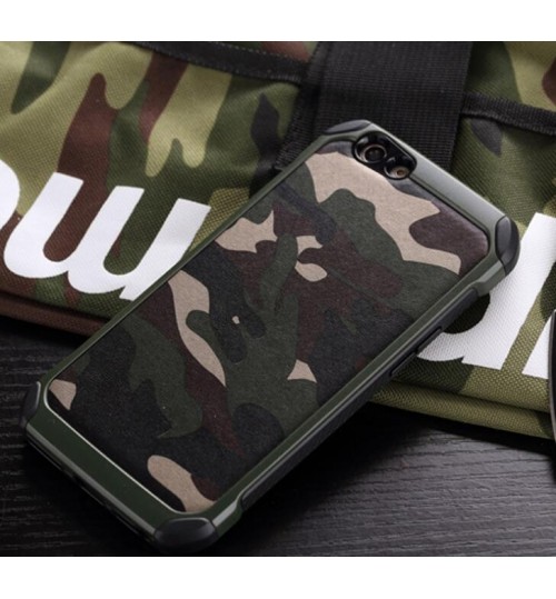 Huawei Y6 2018 impact proof heavy duty camouflage case
