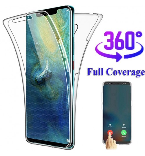 Huawei Mate 20 Pro case 2 piece transparent full body protector case