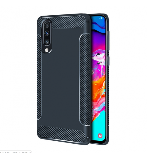 Samsung Galaxy A50 case rugged case with carbon fiber