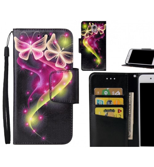 Galaxy Note 3 Case wallet fine leather case printed