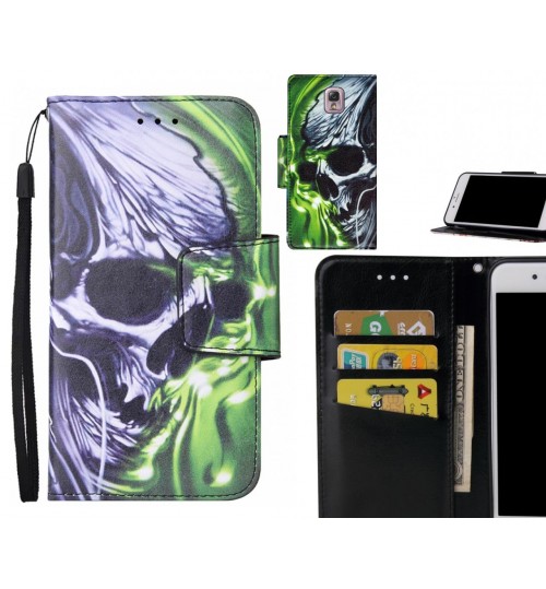 Galaxy Note 3 Case wallet fine leather case printed