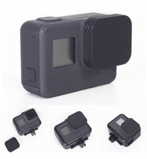 Lens Protector Cover Carbon Fiber Cap For Gopro Hero 5 Camera Accessories