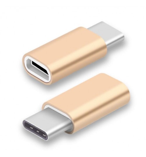 Mini Micro USB Adapter to USB Type-C Adapter Converter