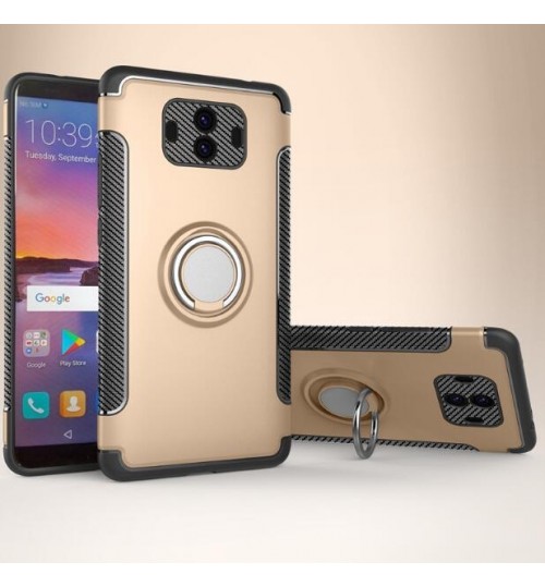 Huawei Mate 10 case Shockproof Hybrid 360° Ring Rotate Kickstand Case Cover