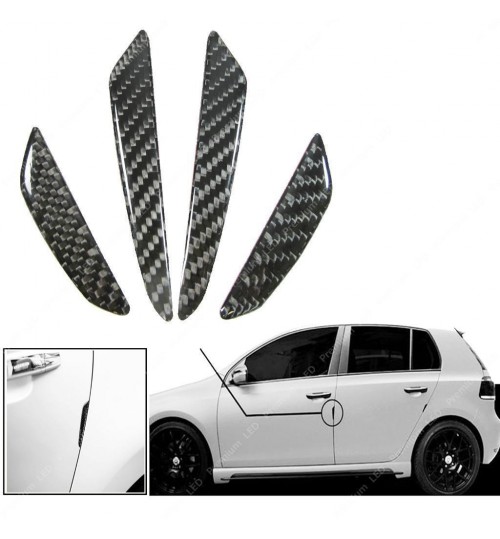 Flexible Car Door Guards Carbon Fiber Trim Stickers