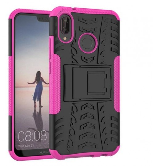 Huawei nova 3e Case Heavy Duty Hybrid Kickstand