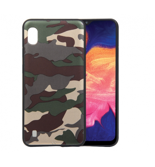 Samsung A10 Case Camouflage Soft Gel TPU Case