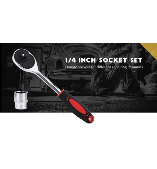 12pcs  SOCKET SET Ratchet Wrench