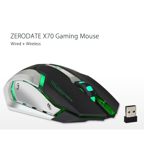 ZERODATE X70 Dual-mode Gaming Mouse 2400DPI