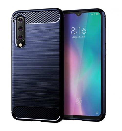 Xiaomi Mi 9 SE case rugged case with carbon fiber