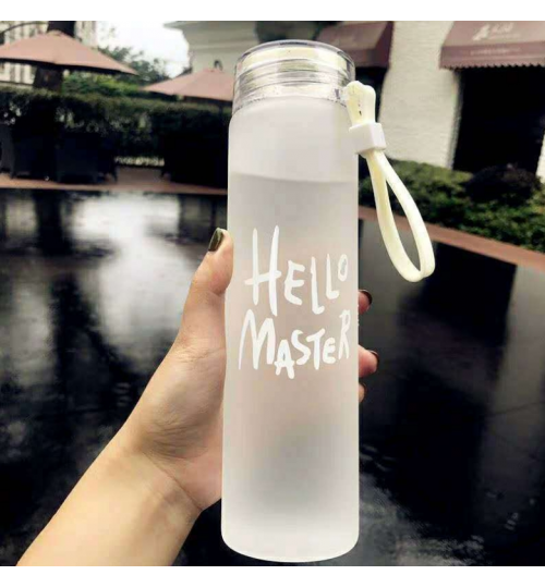 Glass Water Bottle 400 ml