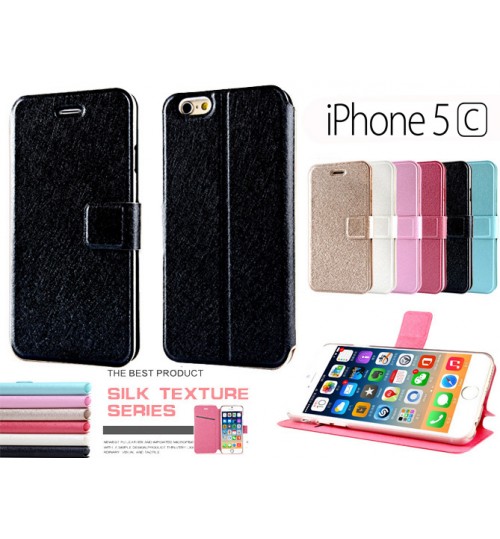 iPhone 5c case luxury slim flip case+combo