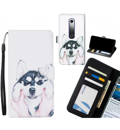 Vodafone N10 case 3 card leather wallet case printed ID