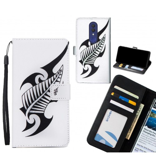 Alcatel 1x case 3 card leather wallet case printed ID